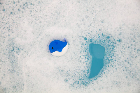 Plop Plop Natural Color Bubble Bath - Ocean Blue