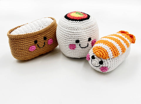 Pretend Play Food Rattle - Sushi