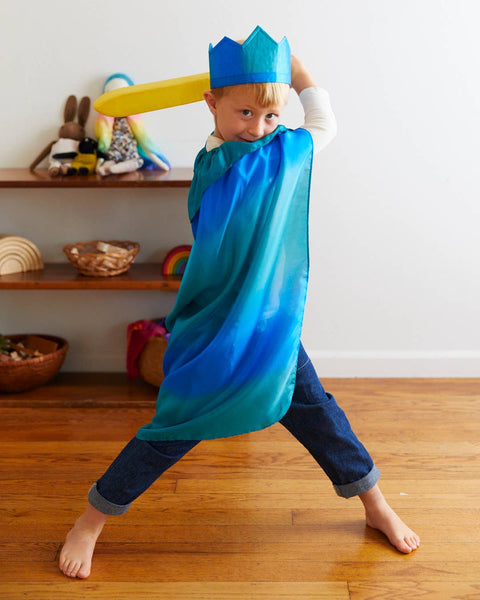 Soft Sword for Kids Pretend Play - Natural Silk, Waldorf Toy