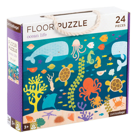 Ocean Life 24-Piece Floor Puzzle