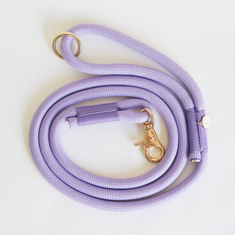 'Lavender' - Braided Rope Leash