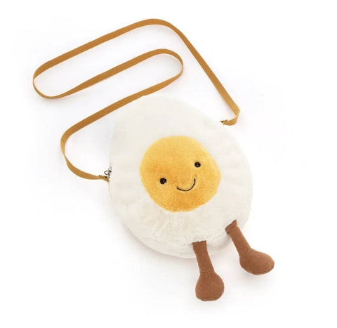 PLUSH TOY: HAPPY BOILED EGG BAG BY JELLYCAT