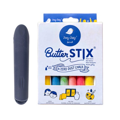 ButterStix® - Dustless Chalk Colors with Holder 12 pcs